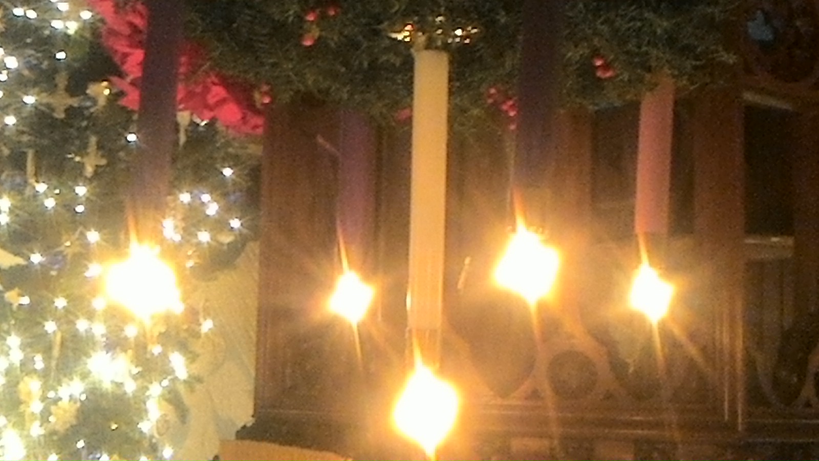 Christmas candle