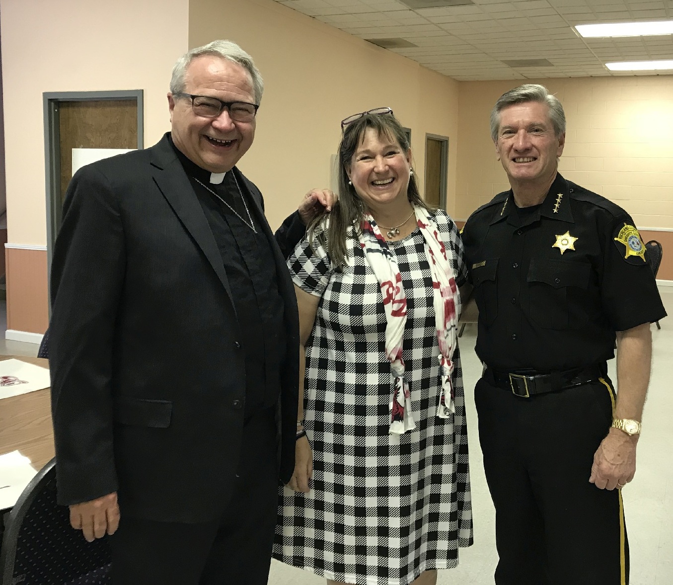 First Responders Rev Scotty Brock Beth Eskridge Sheriff Leon Lott 3596